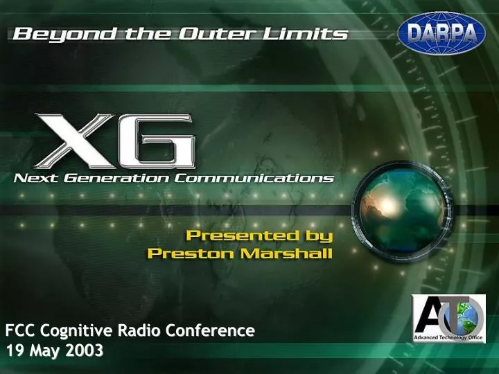 fcc cognitive radio conference 19 may 2003