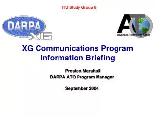 XG Communications Program Information Briefing