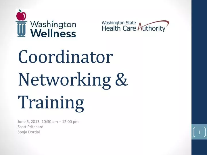 coordinator networking training