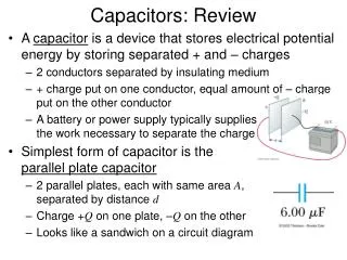 Capacitors: Review