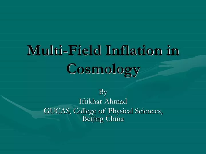 multi field inflation in cosmology