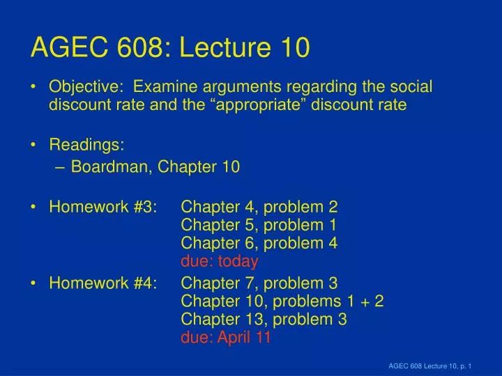 agec 608 lecture 10