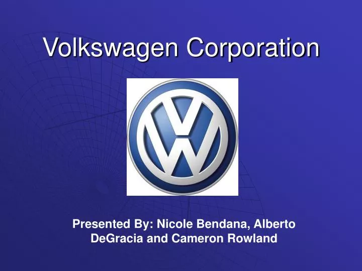 volkswagen corporation