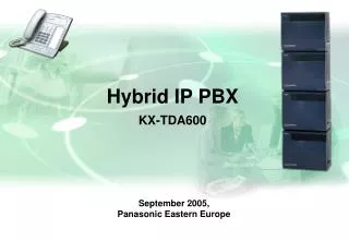 September 2005, Panasonic Eastern Europe