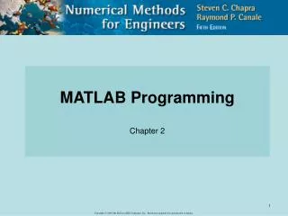 MATLAB Programming Chapter 2