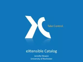 eXtensible Catalog