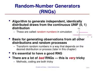 Random-Number Generators (RNGs)