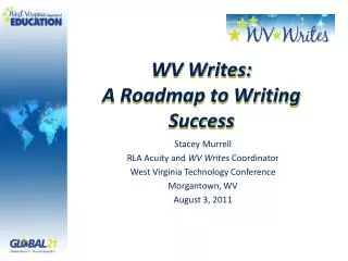 WV Writes: A Roadmap to Writing Success
