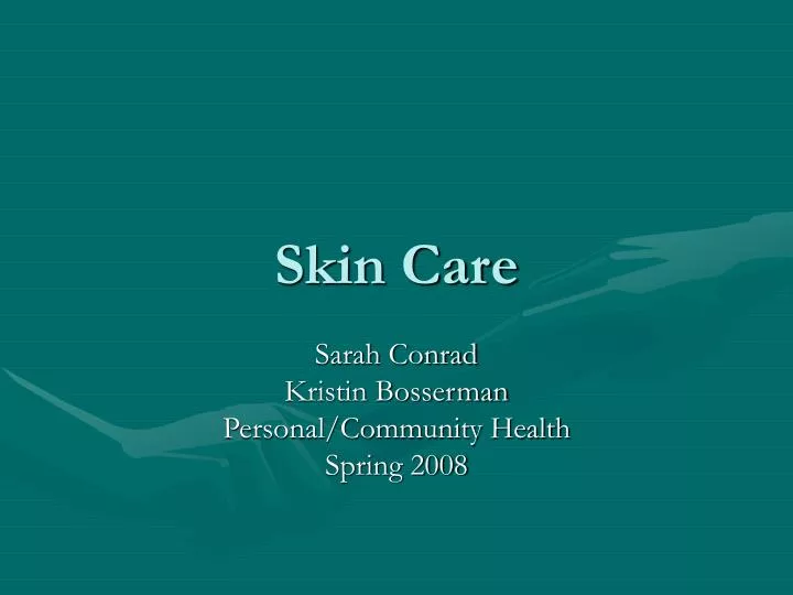 skin care