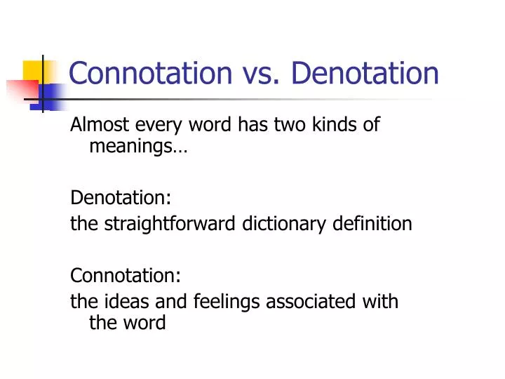 connotation definition