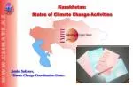 Kazakhstan: Status of Climate Change Activities - slide 1