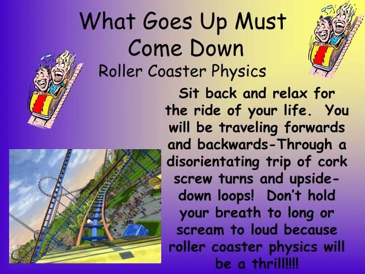 Roller Coaster Design. - ppt download