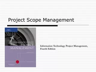 project scope management