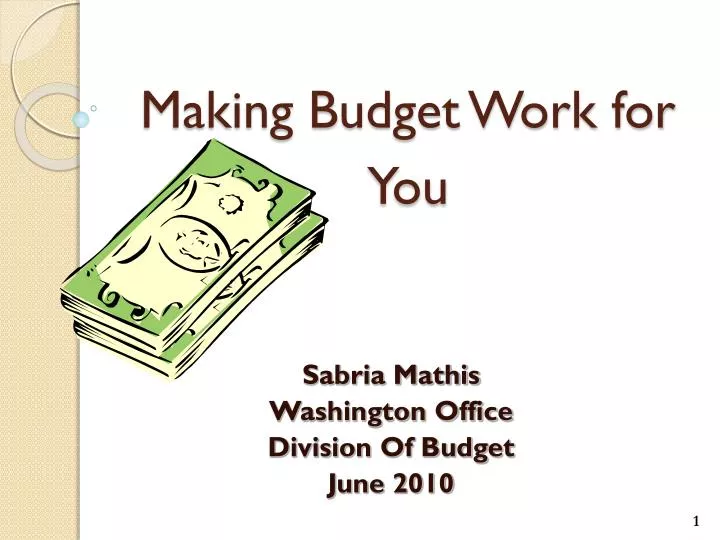 making budget work for you