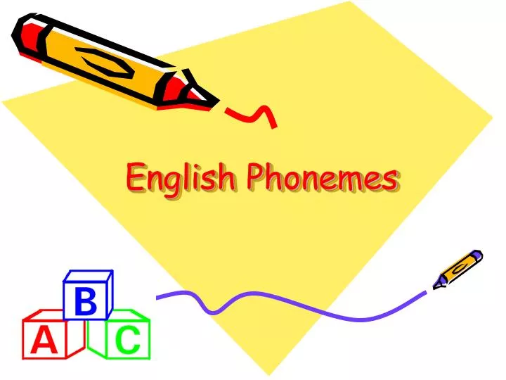 english phonemes