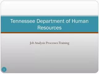 Tennessee Department of Human Resources