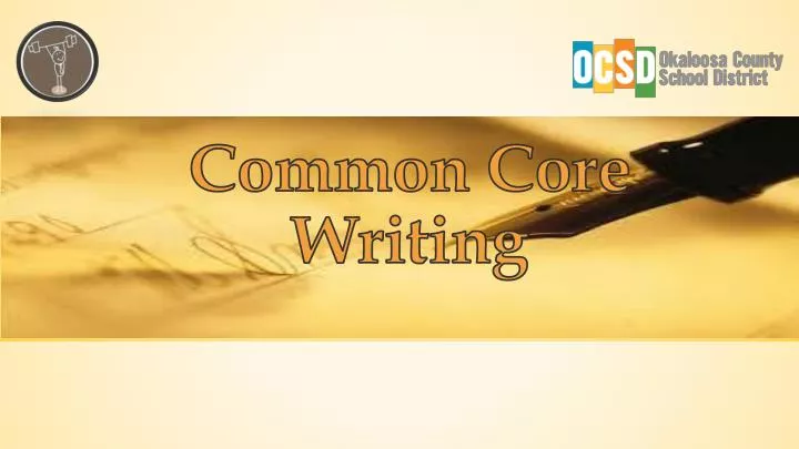 common core writing