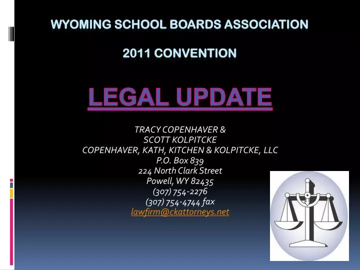 wyoming school boards association 2011 convention
