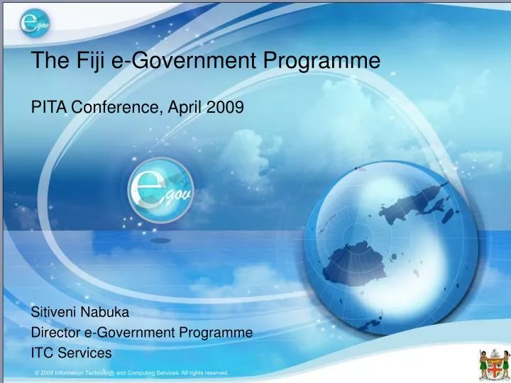 the fiji e government programme