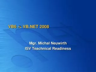 VB6 -&gt; VB.NET 2008