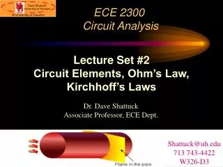 ECE 2300 Circuit Analysis