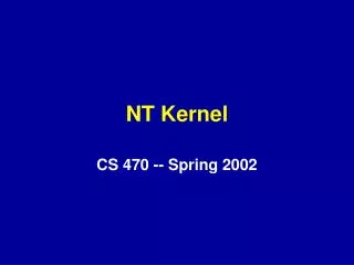 NT Kernel