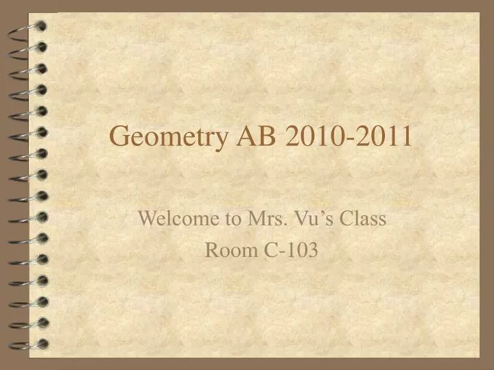 geometry ab 2010 2011