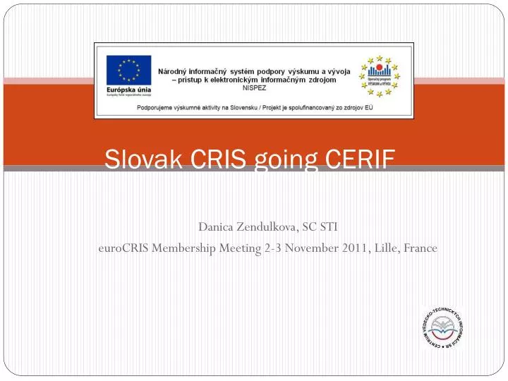 slovak cris going cerif