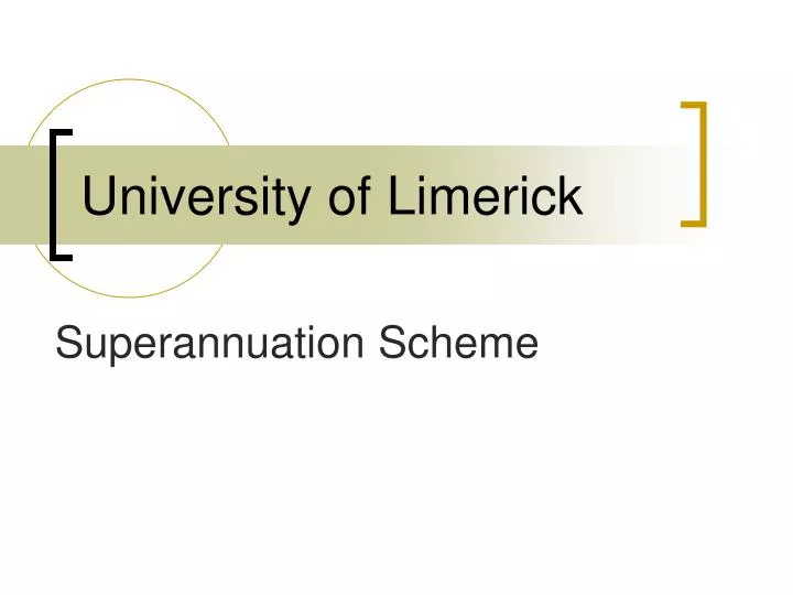 university of limerick