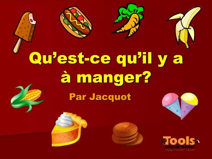 qu est ce qu il y a manger