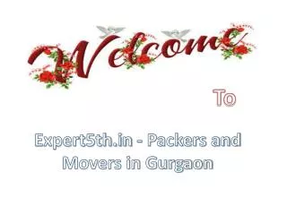 Expert5th.in Provide Expert Packers Movers in Gurgaon