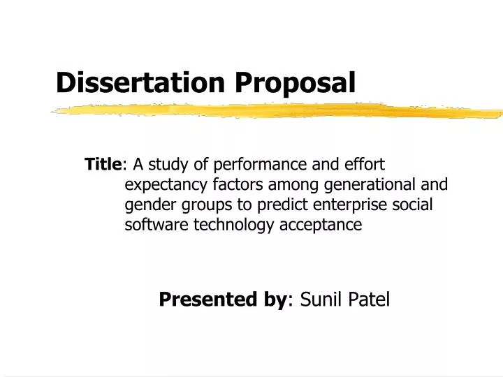dissertation proposal