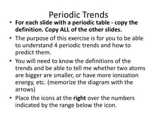 Periodic Trends