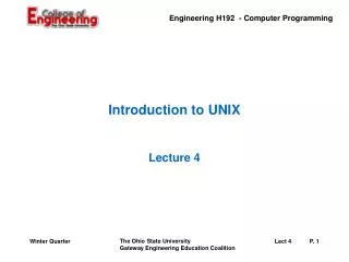 introduction to unix