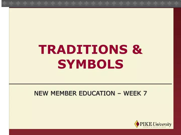 traditions symbols