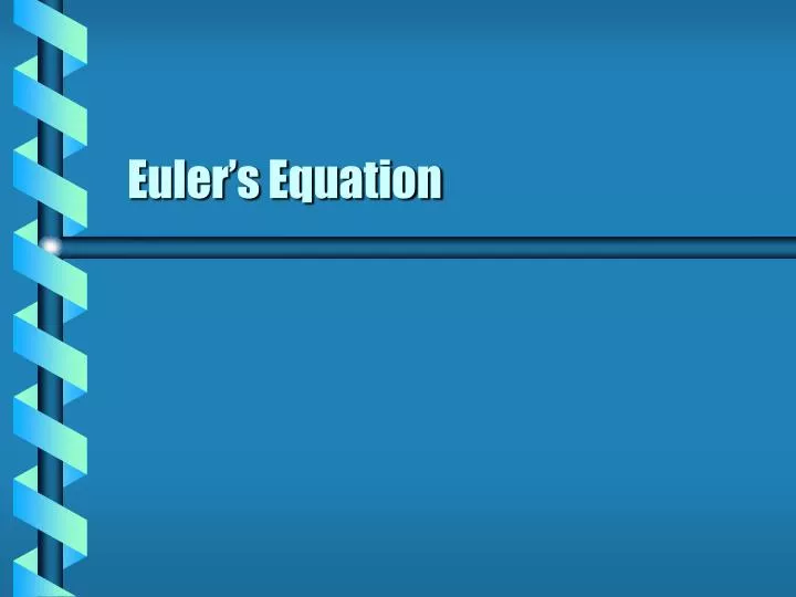 euler s equation