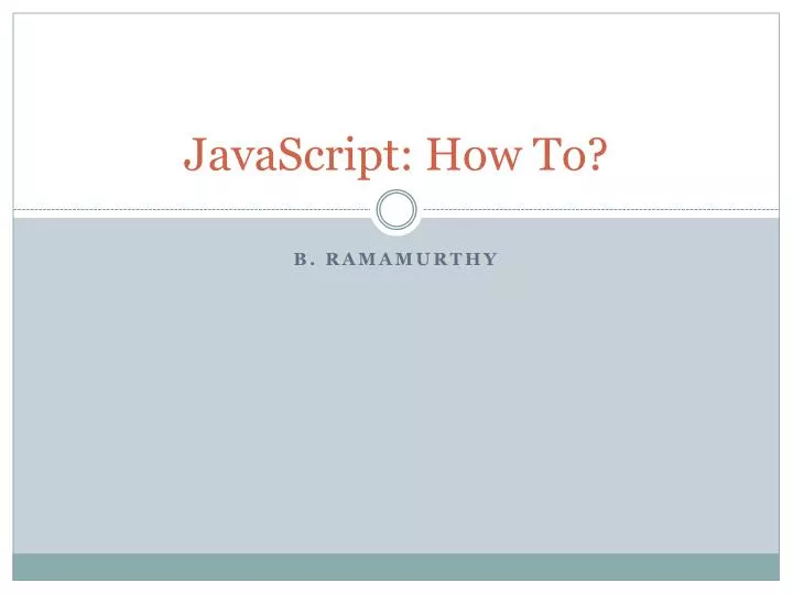 javascript how to