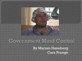 Government Mind Control