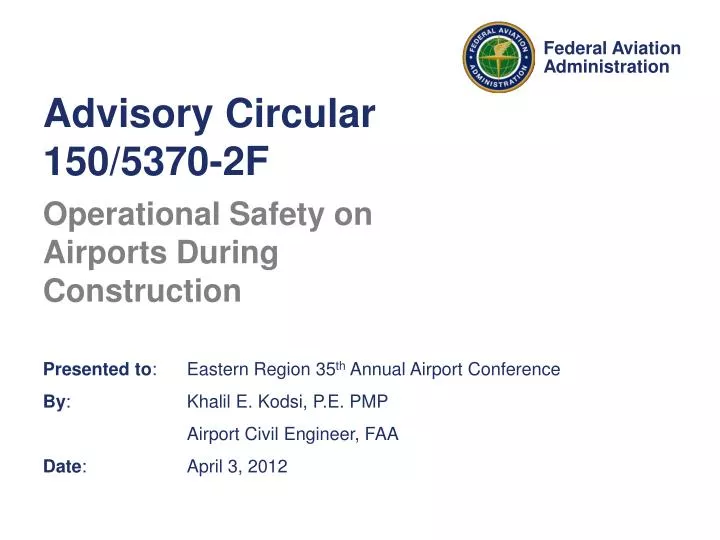 advisory circular 150 5370 2f