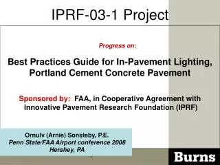 IPRF-03-1 Project