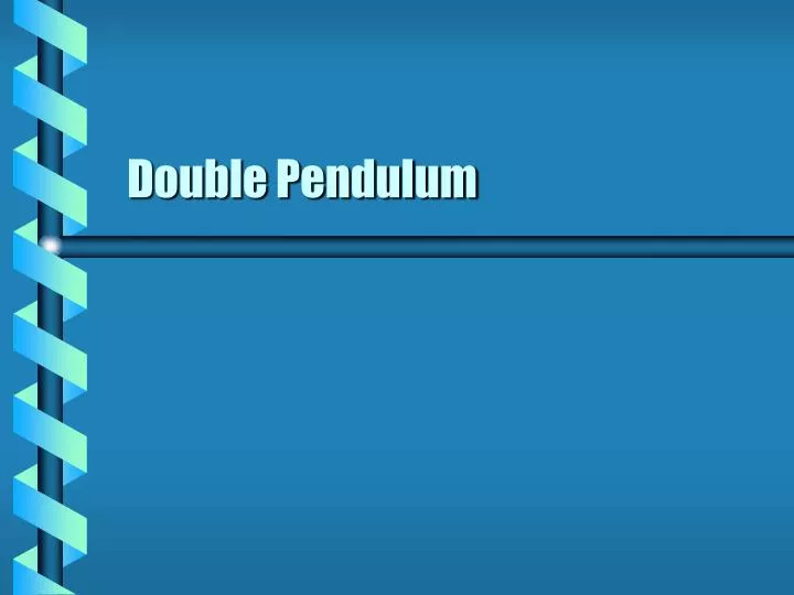 double pendulum