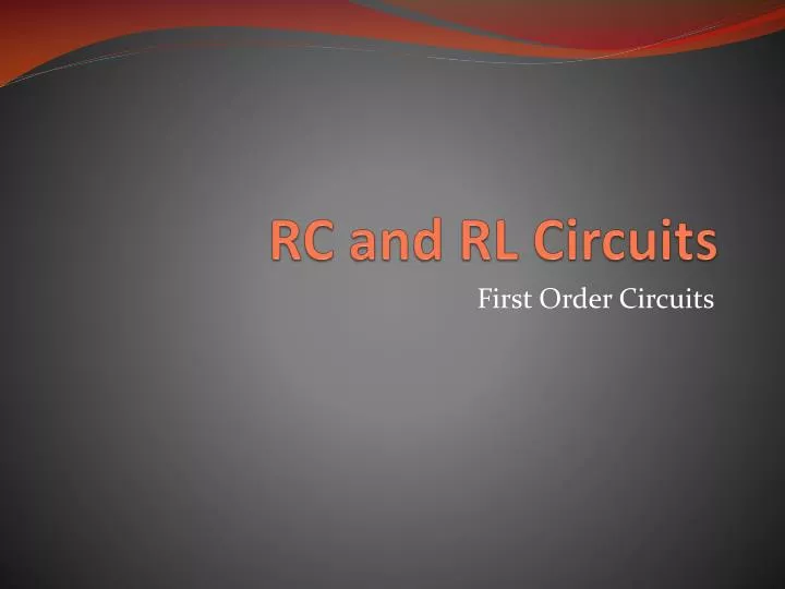 rc and rl circuits
