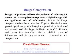 Image Compression