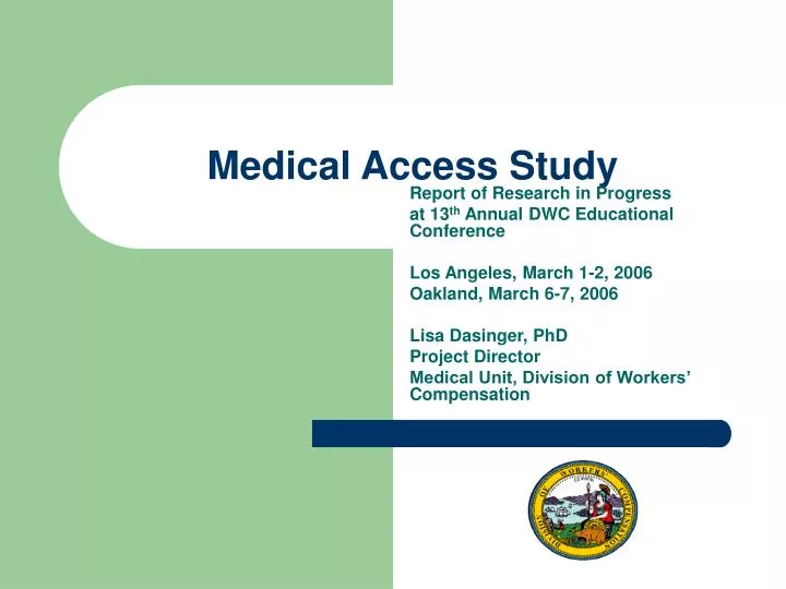 medical access study