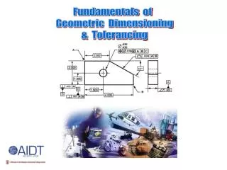 Fundamentals of Geometric Dimensioning &amp; Tolerancing