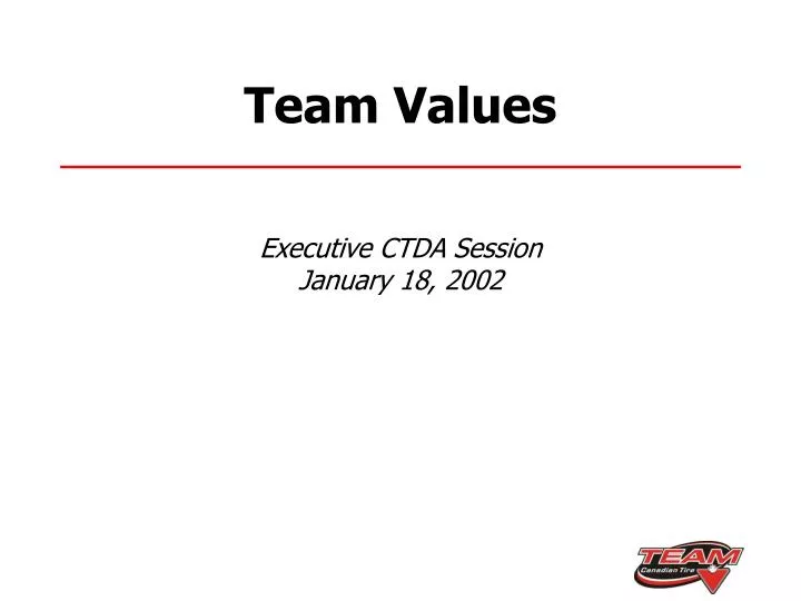 team values