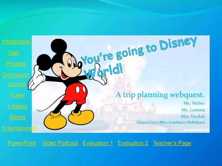 you re going to disney world