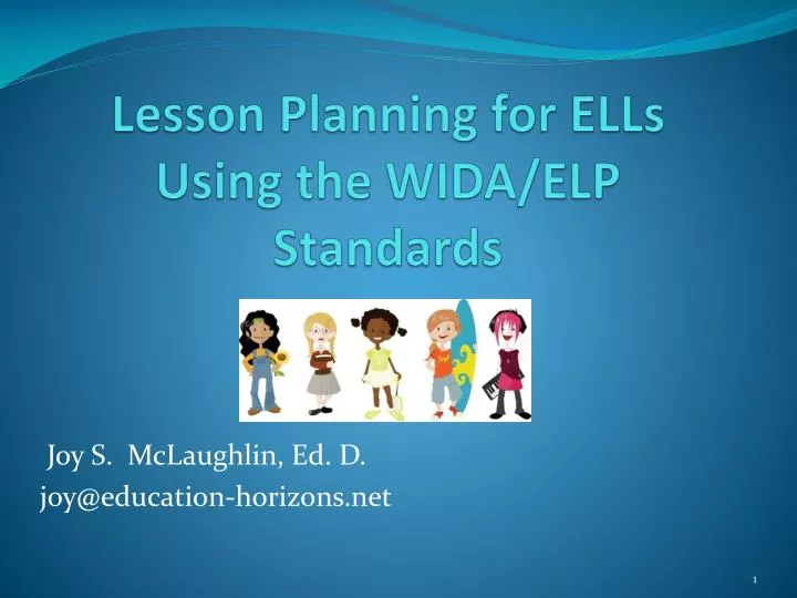 lesson planning for ells using the wida elp standards
