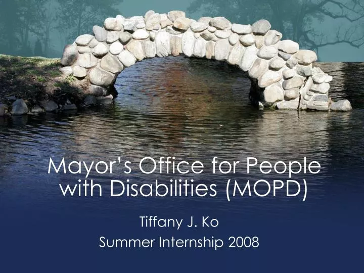 mayor s office for people with disabilities mopd