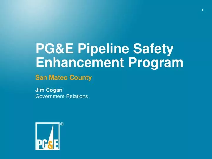 pg e pipeline safety enhancement program